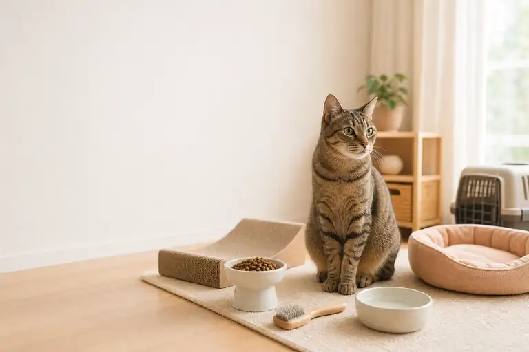 用途の異なる猫用品を同じ条件で見比べる様子（NYALECTA編集部によるイメージ）